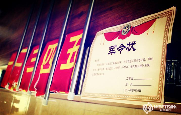 合声聚力WEETEAM军事拓展培训